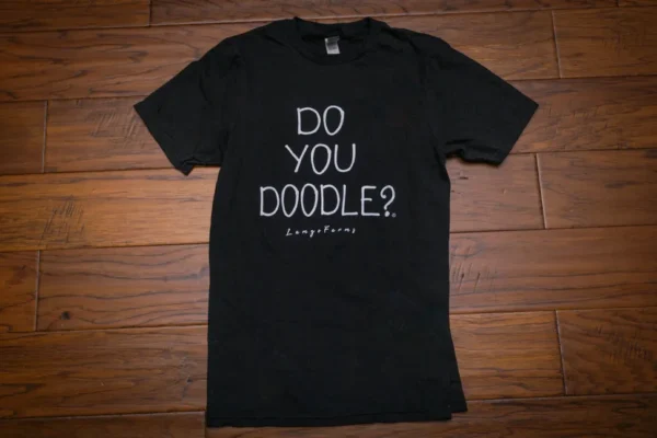 Do You Doodle Black Color T Shirt