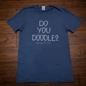 Do You Doodle T Shirt in Blue Color