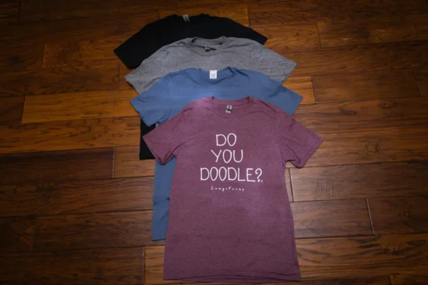 Do You Doodle T Shirts in different colors