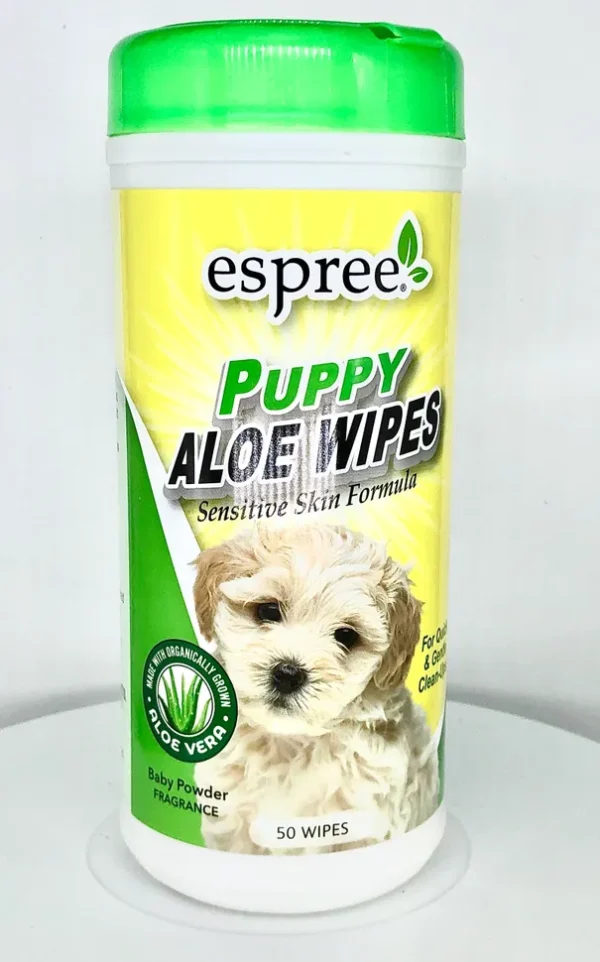 Espree Puppy Aloe Wipes Sensitive Skin